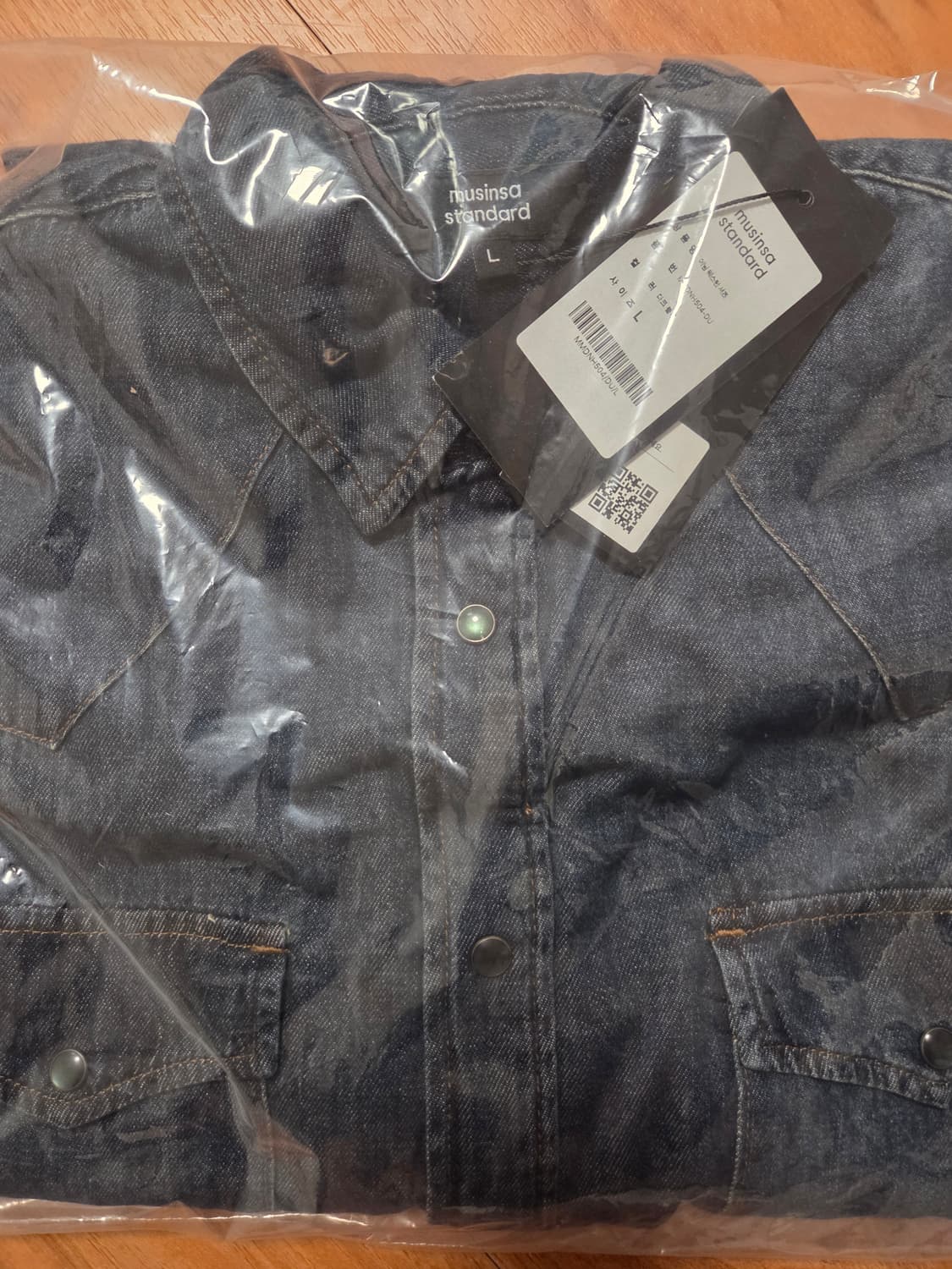 무탠다드 데님 웨스턴셔츠 (L) 상품이미지3