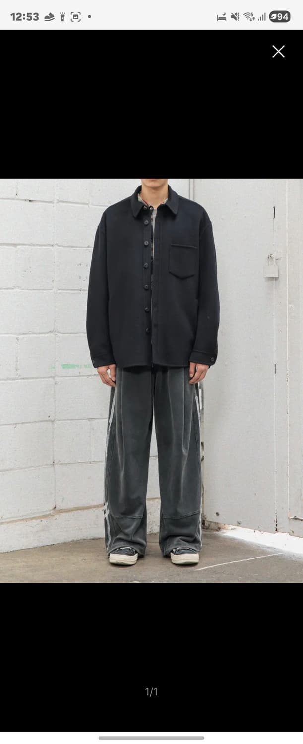 비긴202 블랙 코트 상품이미지1