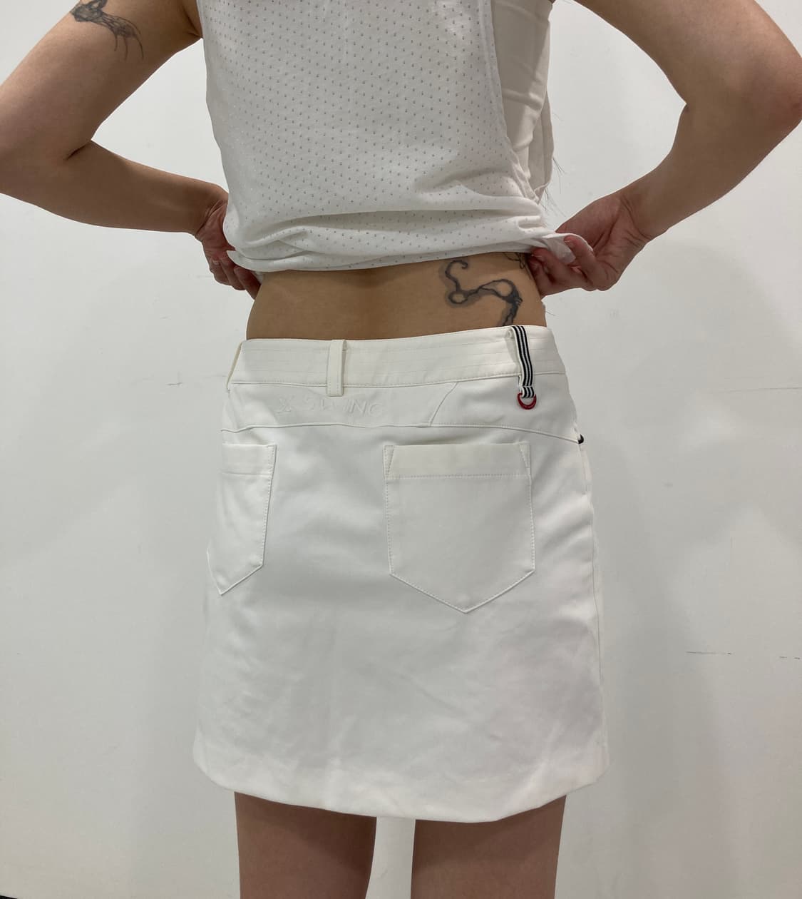 Stitch white mini sk 상품이미지5