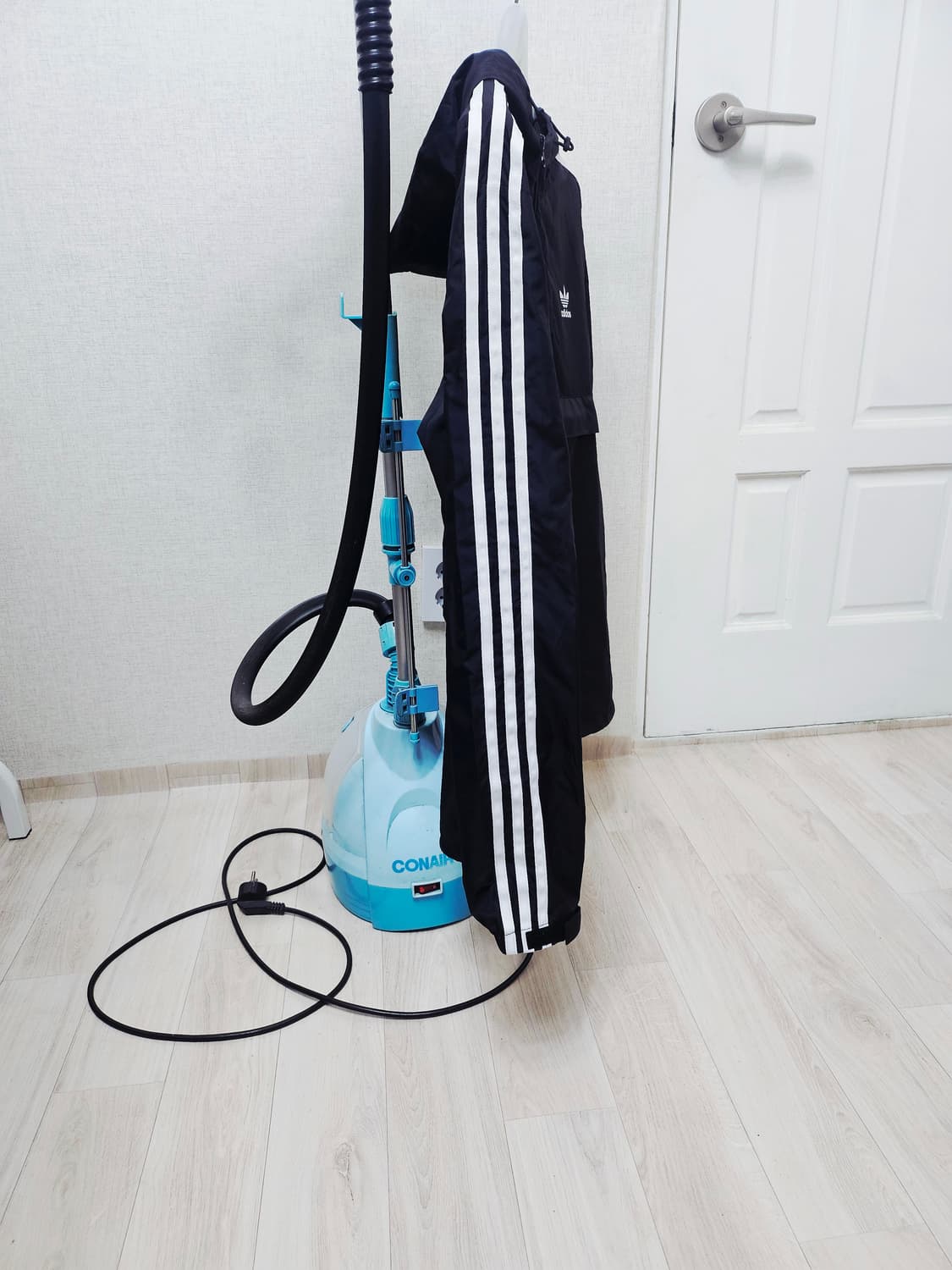 (110)2XL ☆초대장급☆ 아디다스 파이어버드 [검흰] 아노락 바람막이 상품이미지5