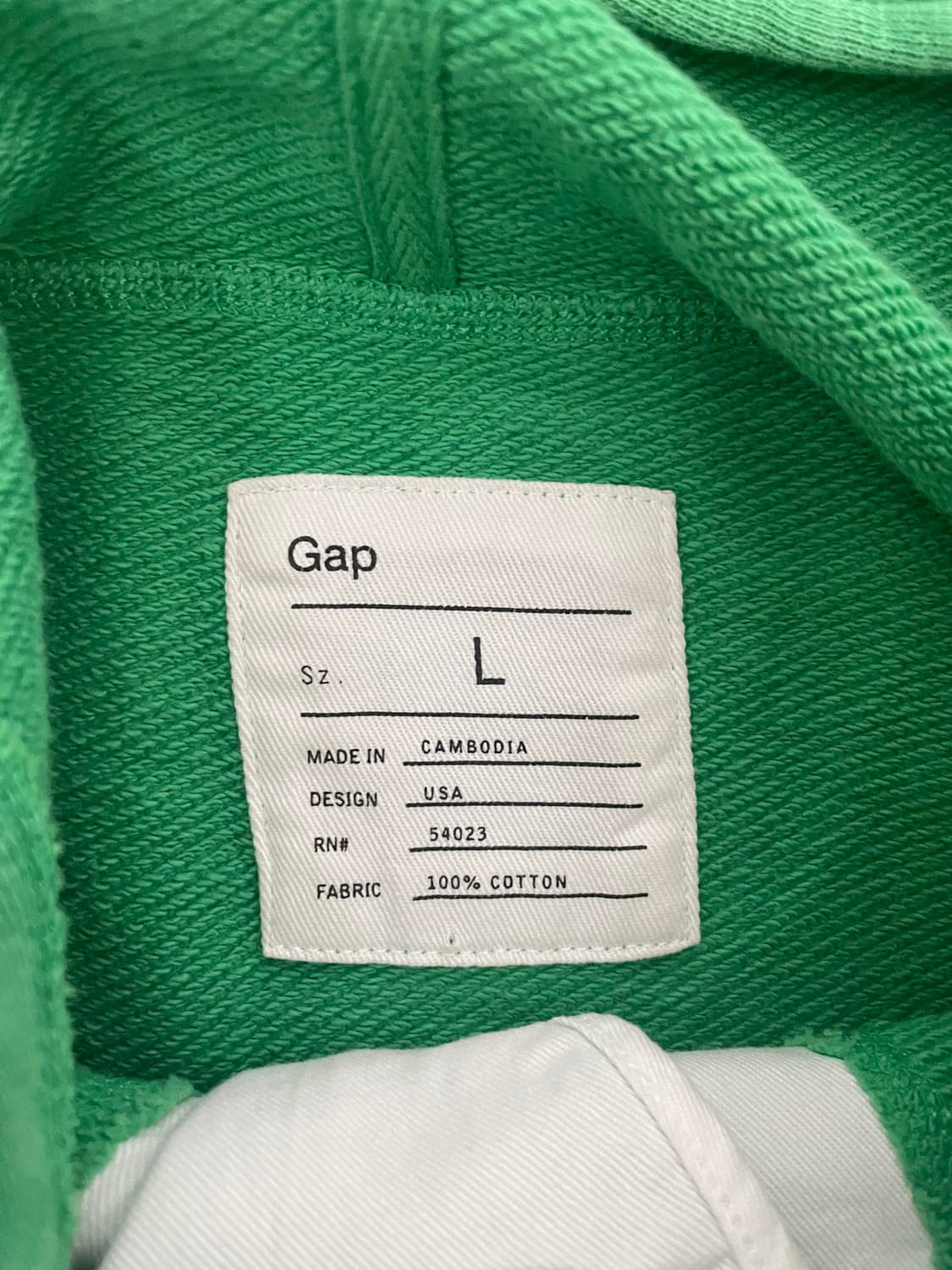 GAP - 버튼 후드티 (L 추천) 상품이미지3