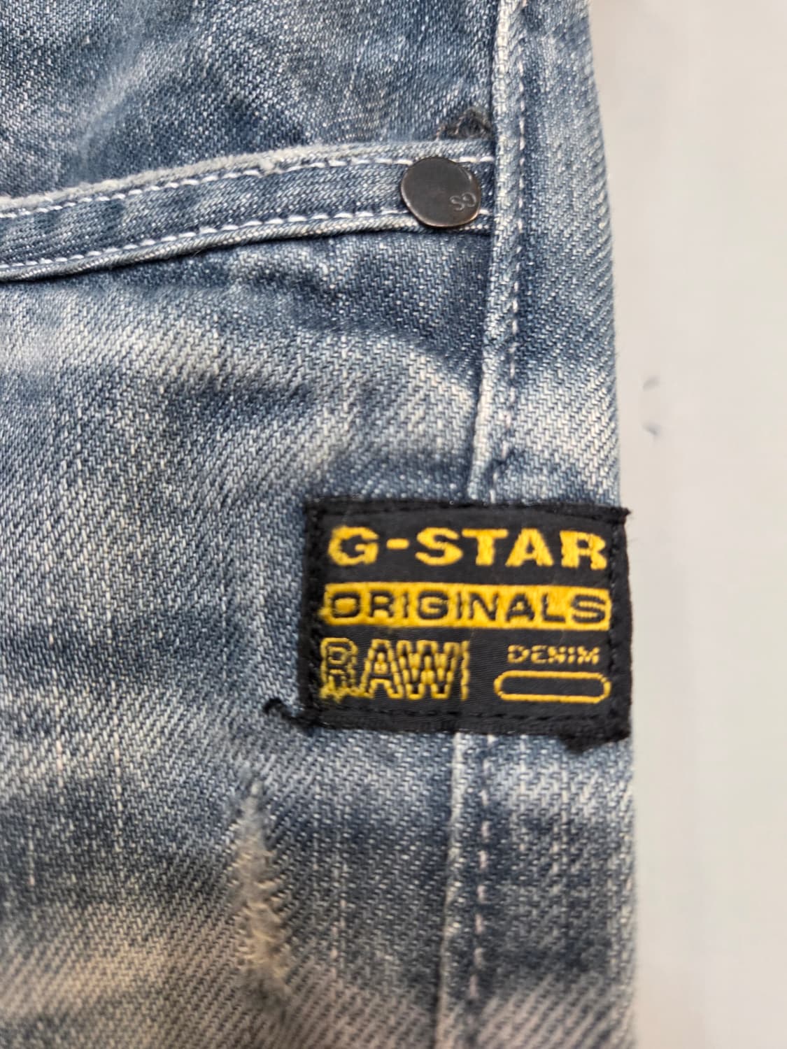 G-Star Raw 3301 데님 청바지 데미지진(W30/L32) 상품이미지5