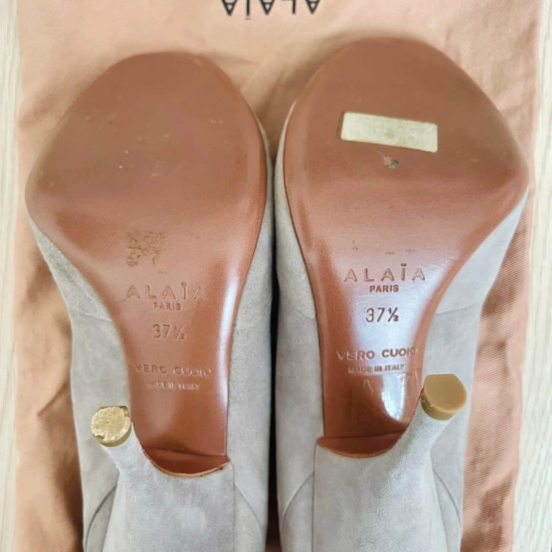 ALAIA 오픈토 힐 🩶 상품이미지5