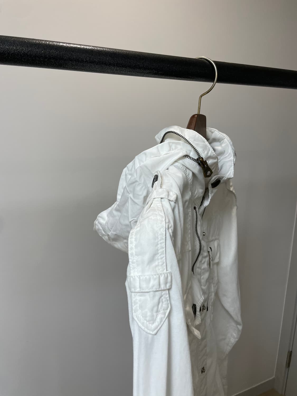 (L) Buckaroo 버커루 화이트 견장 포켓 락시크 자켓 상품이미지7