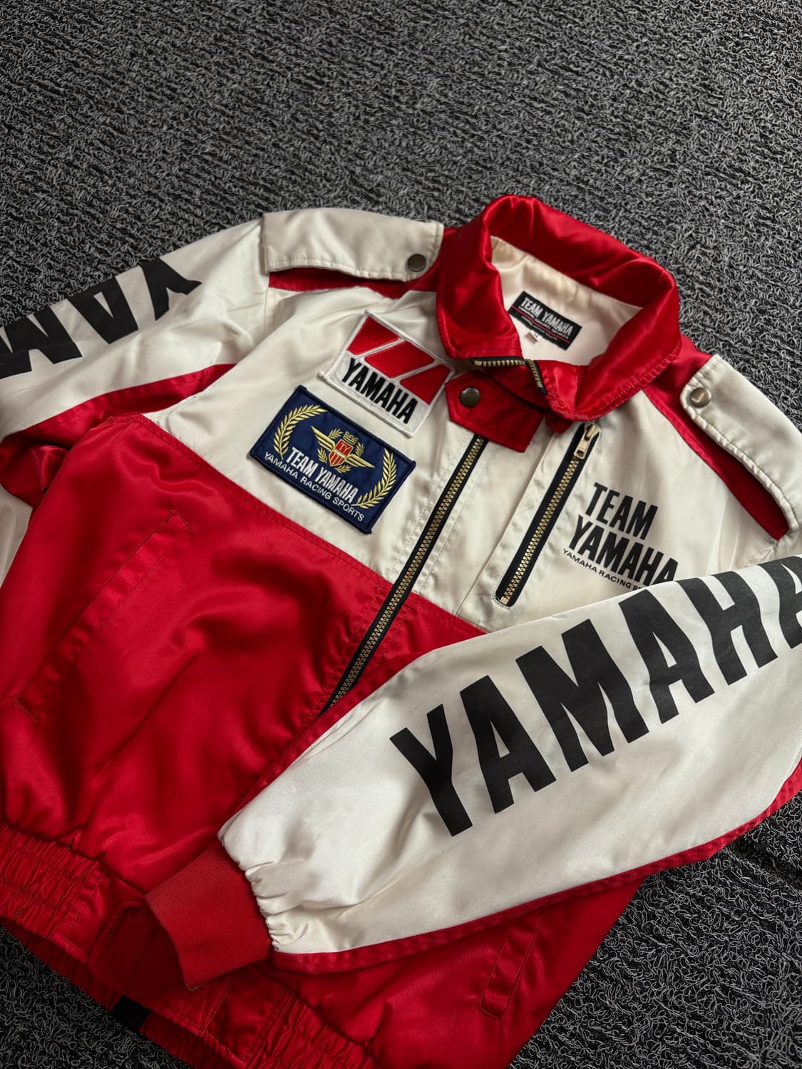 야마하 팀 멀티 패치 디테일 레이싱 자켓 2664 상품이미지3