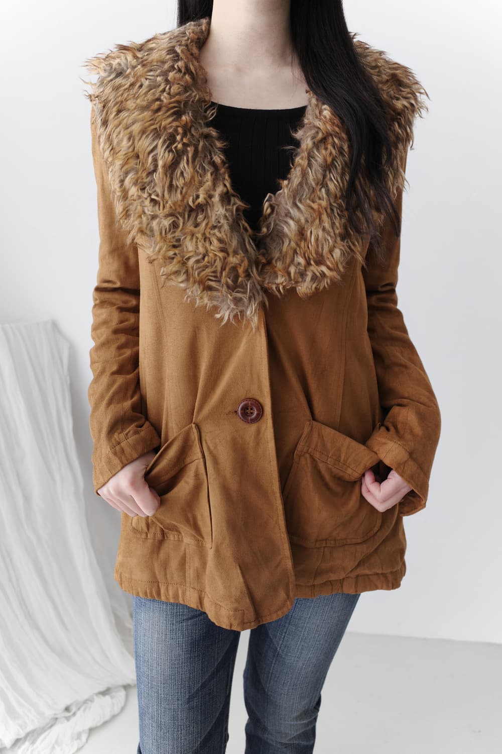 fur suade jacket  상품이미지5
