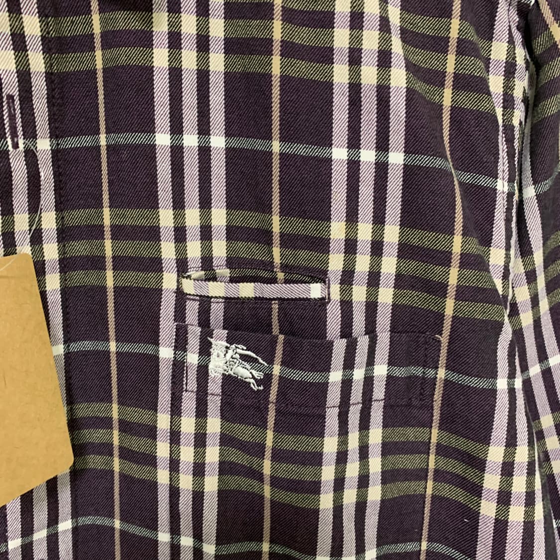 버버리 빈티지 체크 긴팔 셔츠 L 남녀공용 상품이미지5
