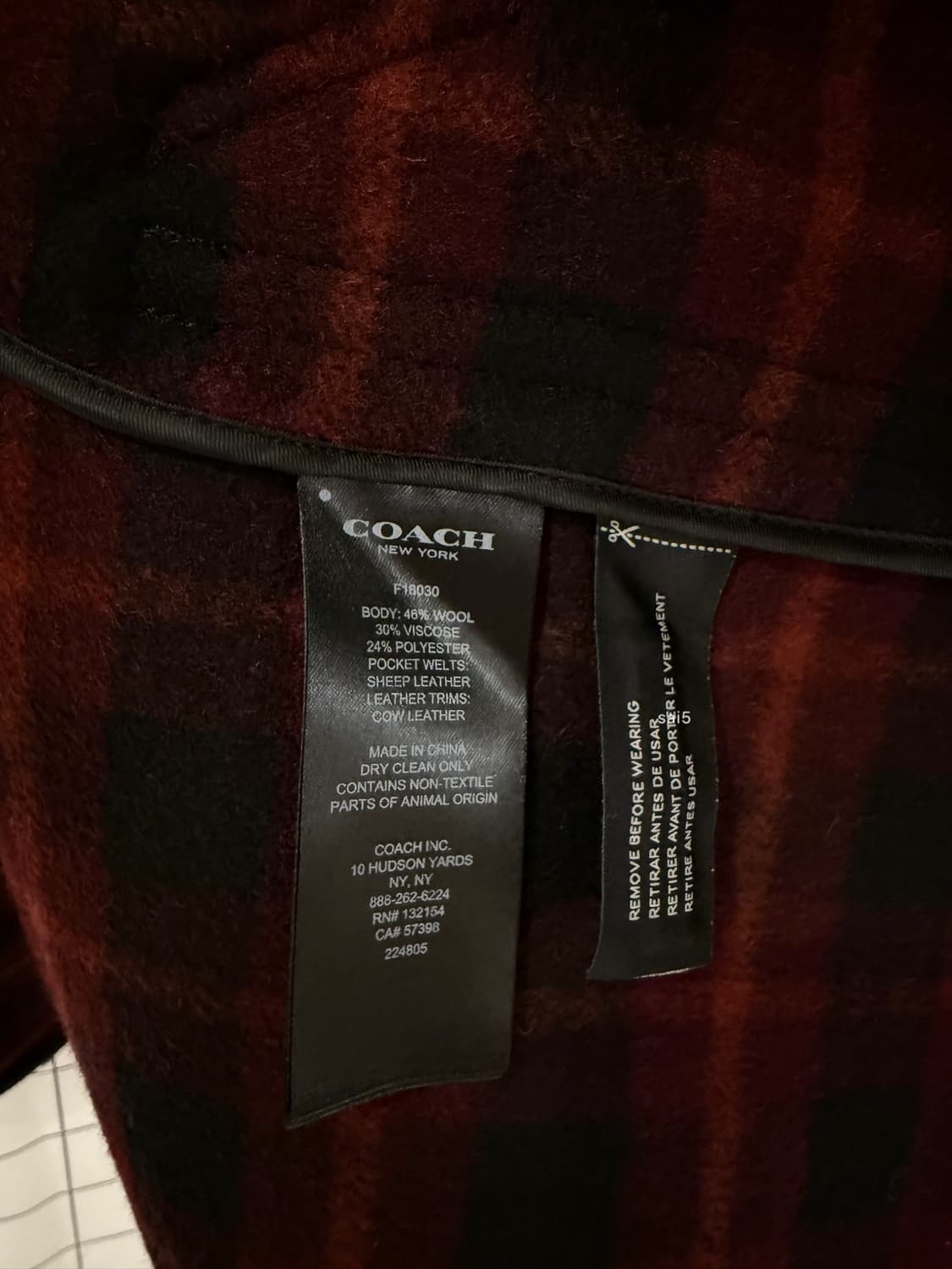 코치 후드 케이프코트 상품이미지7