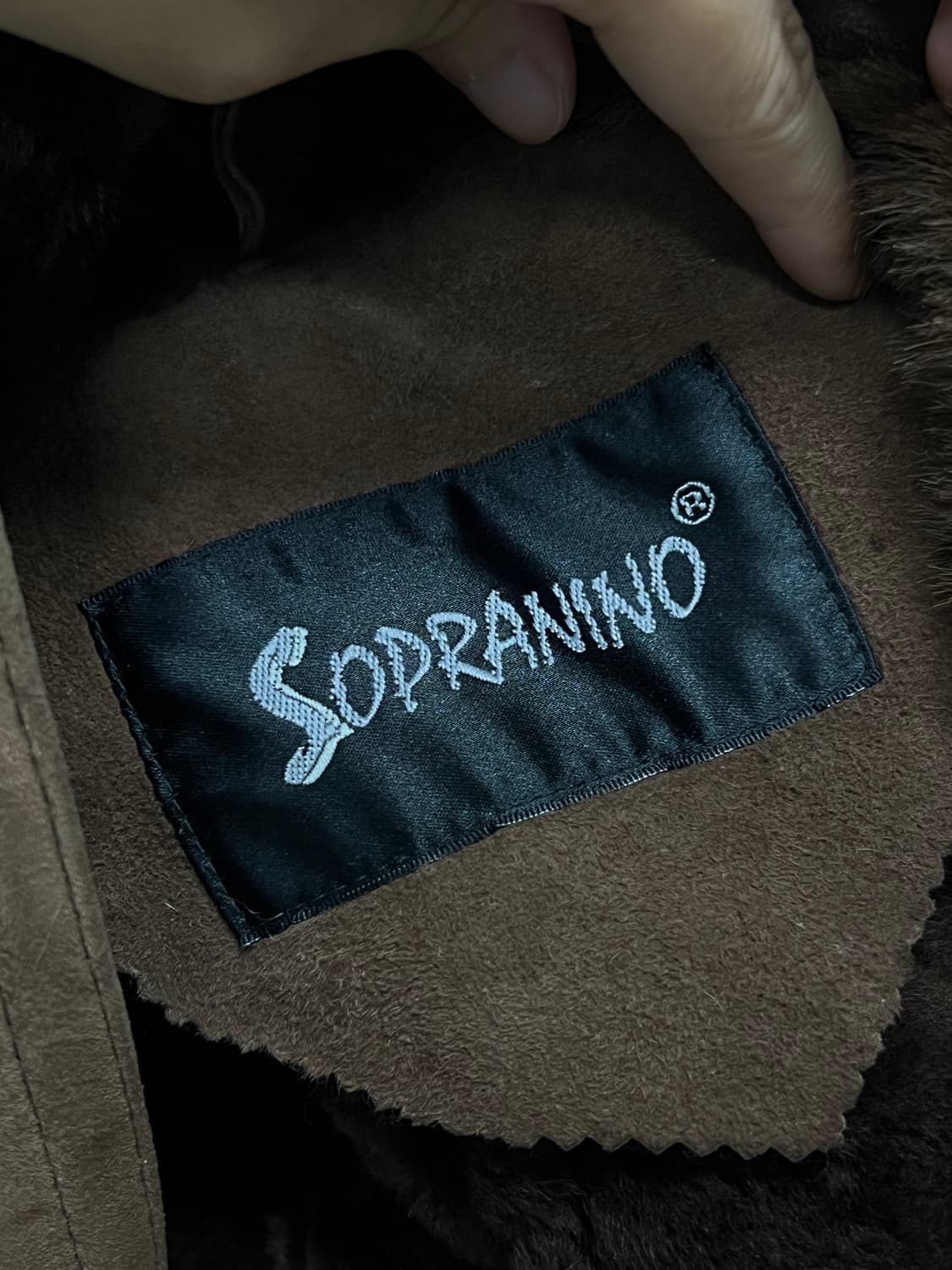 (170) 소프라니노 빈티지 스웨이드 무스탕 양가죽 코트 상품이미지4