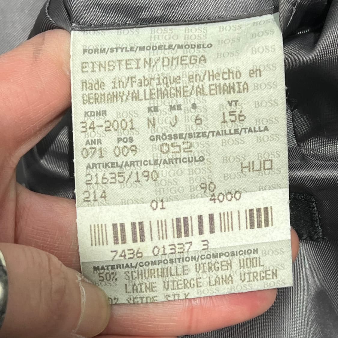 휴고보스 모직 실크 블레이저 s10730 상품이미지8