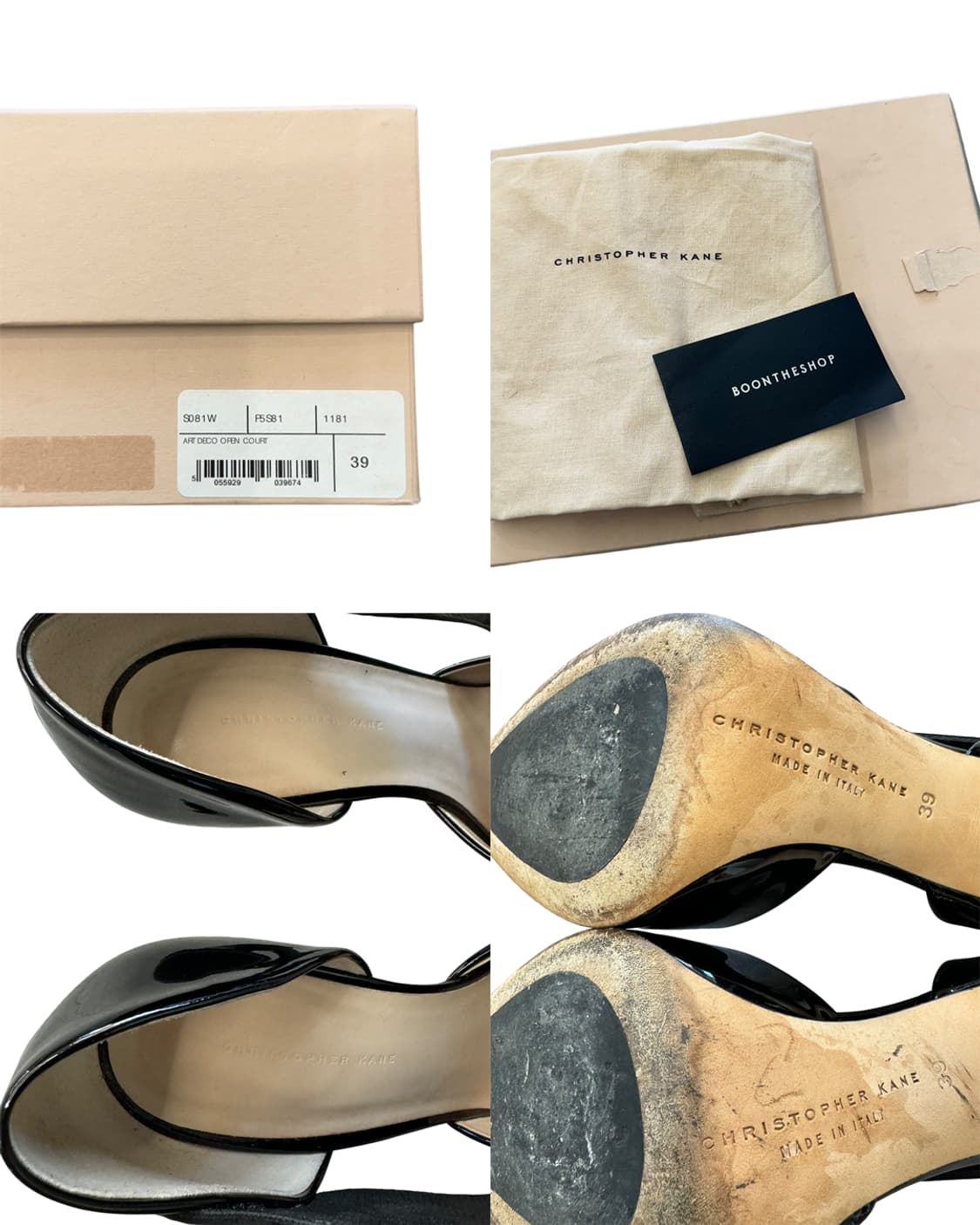 크리스토퍼 케인 아르데코 포인티드 토 하이힐 상품이미지10
