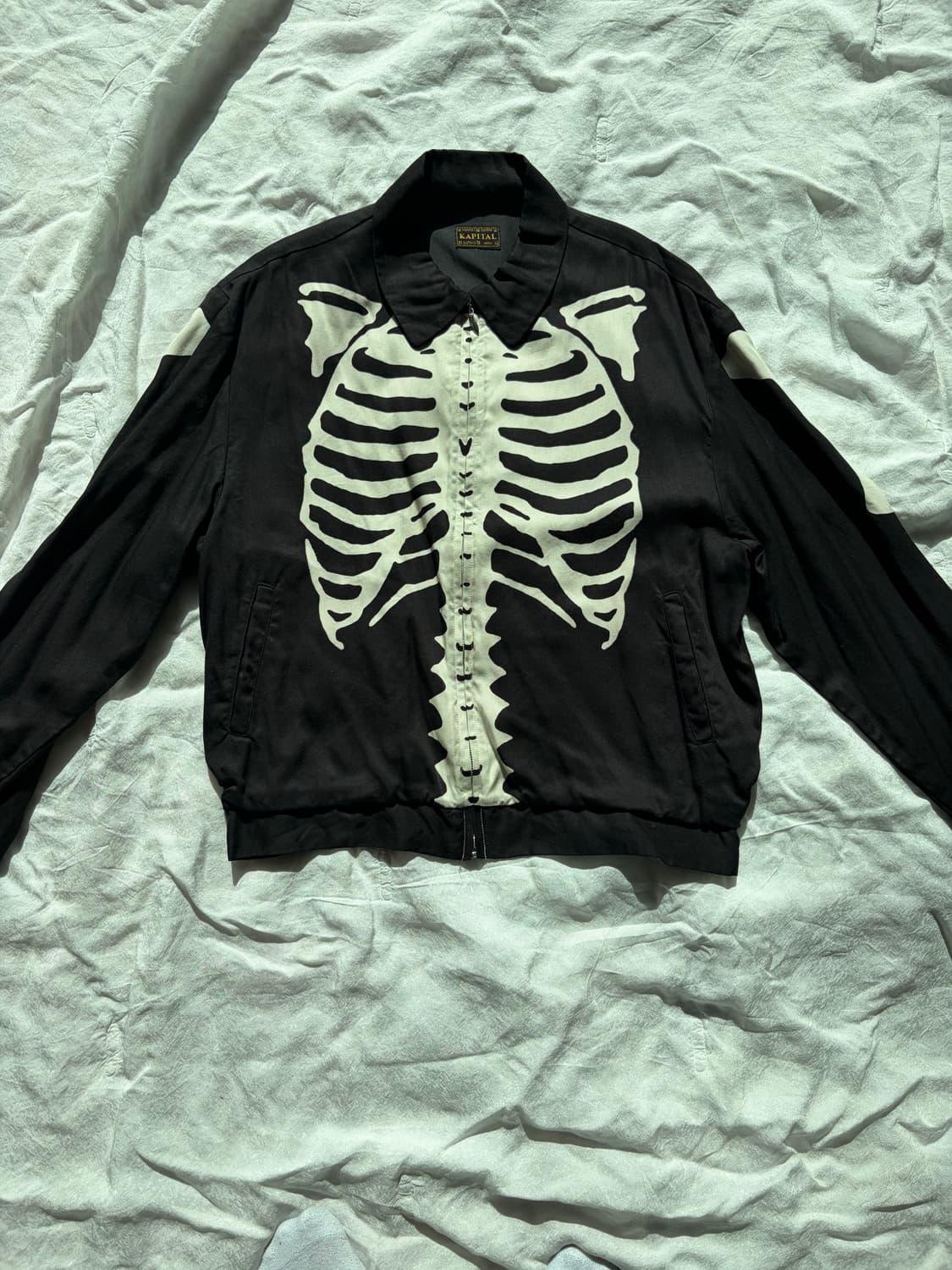 캐피탈 레이온 트윌 본 드리즐러 자켓 블랙 3사이즈 상품이미지2