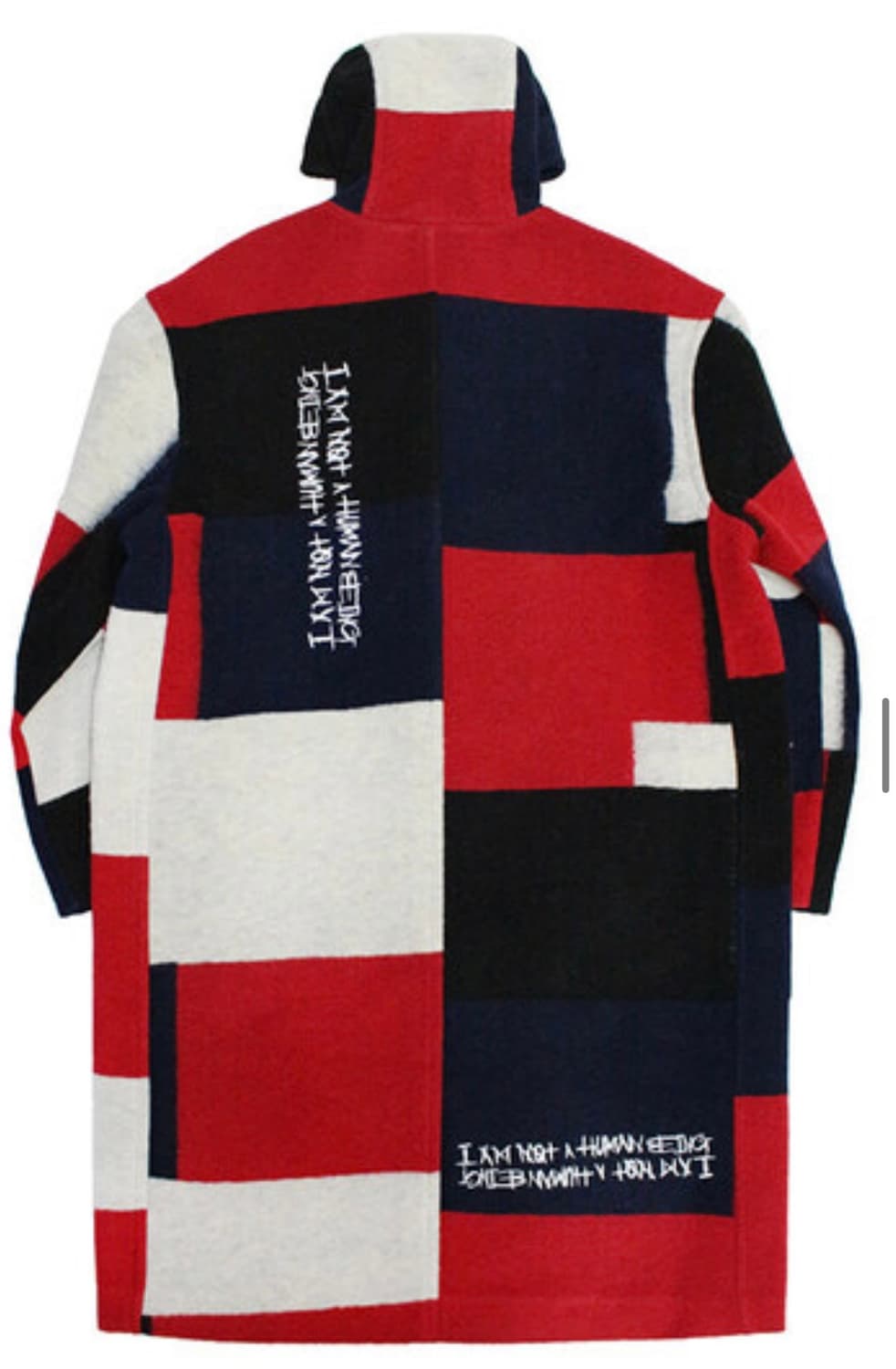 (XL) 아임낫어휴먼비잉 멀티컬러 떡볶이 코트 상품이미지2