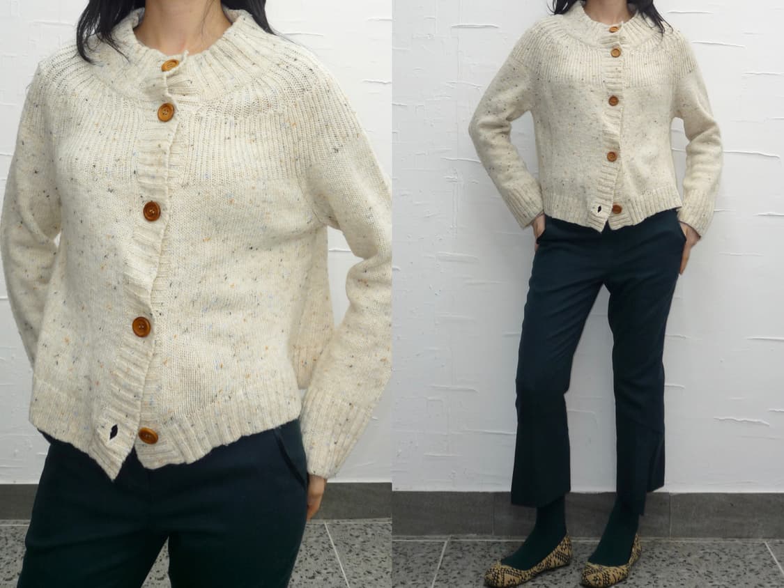 Cozy ivory cardigan 상품이미지1
