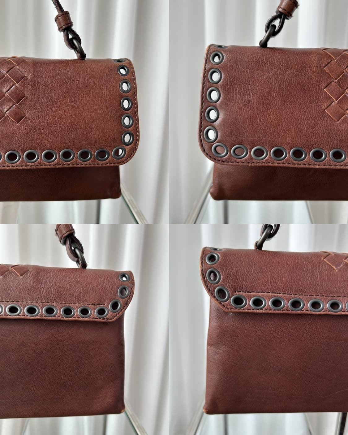 보테가 베네타 우븐 레더 바게트백 상품이미지5