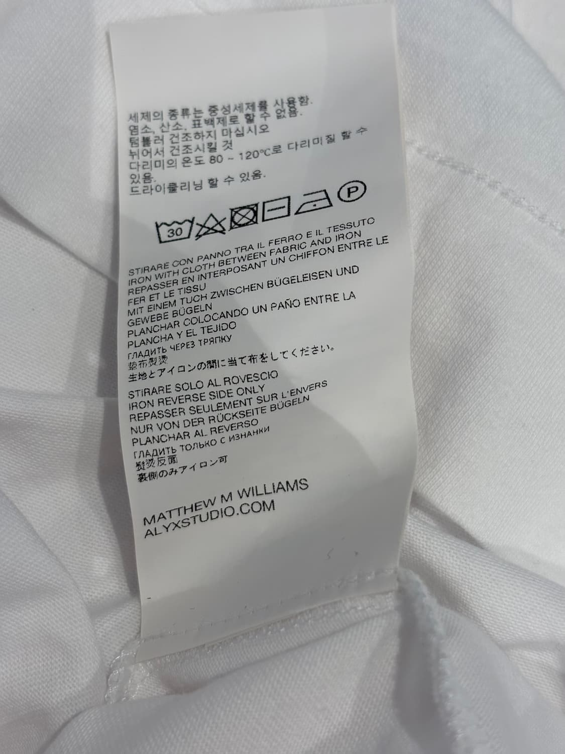 1017 ALYX 프린팅 반팔티 상품이미지5