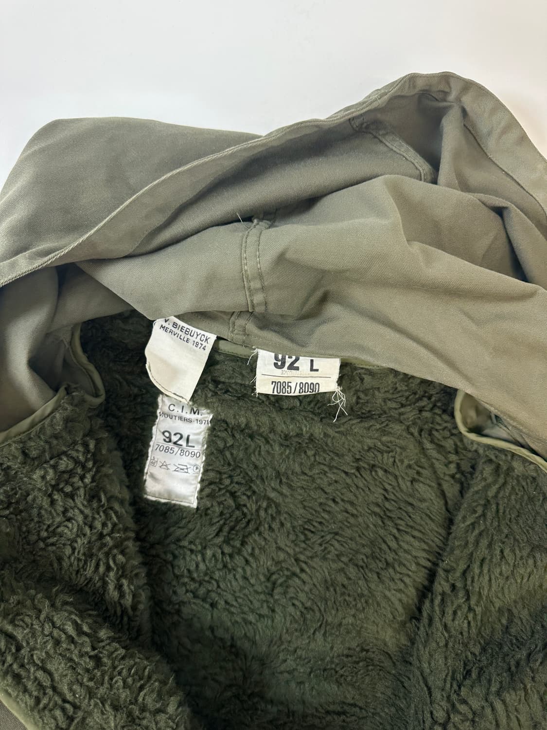 80s 프랑스 오리지날 밀리터리  m64 필드자켓(내피풀구성)  상품이미지5