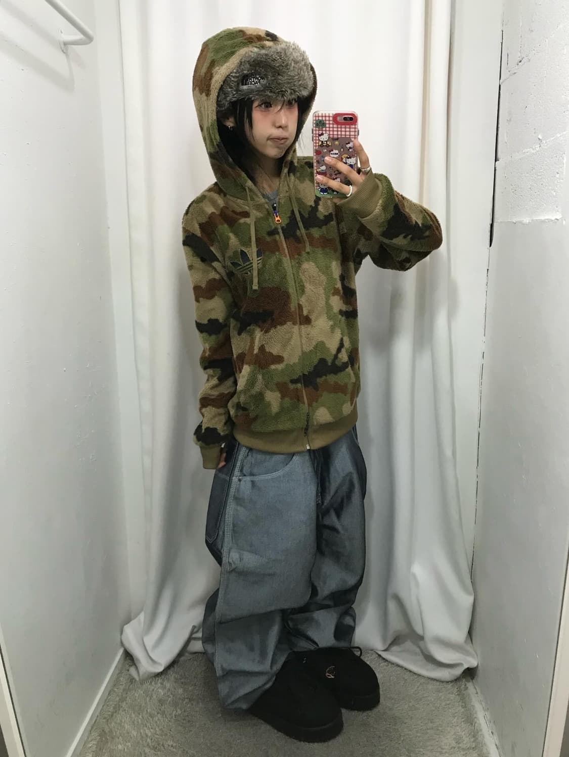 Adidas Camouflage Fleece Hooded JK 상품이미지2
