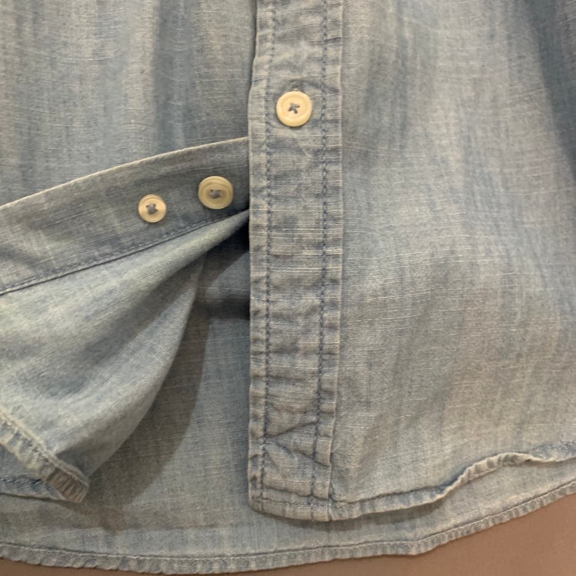 M 브룩스브라더스 리젠트핏 샴브레이 버튼 다운 셔츠 남방 상품이미지4