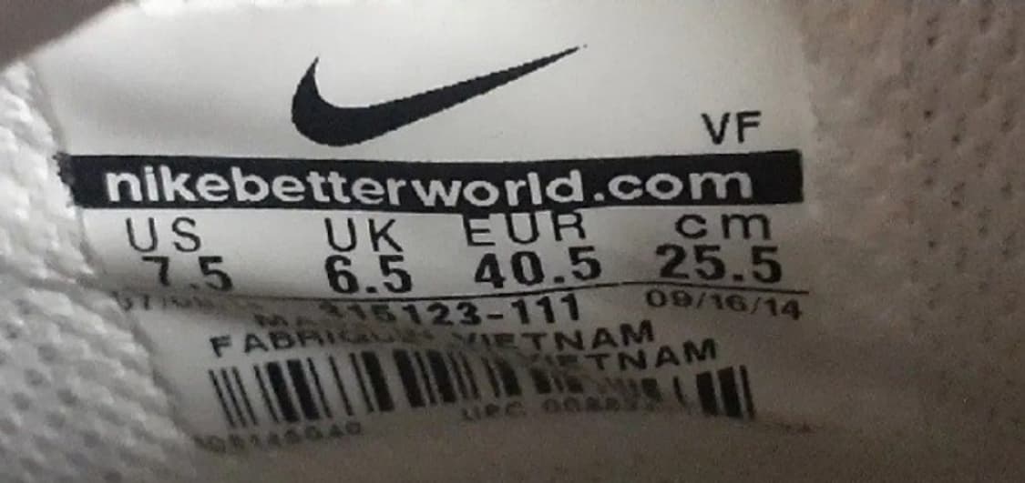 에어포스1 미드 올백 화이트 255 상품이미지8