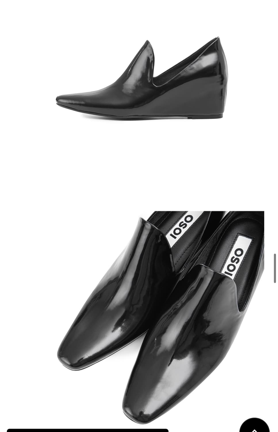 오소이 ANDY WEDGE BOX BLACK 240사이즈 상품이미지2