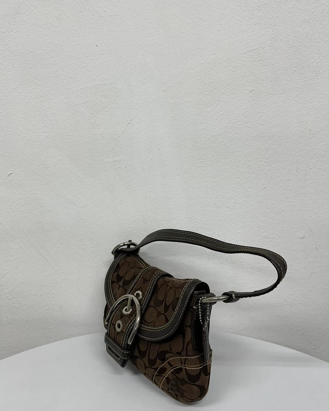 코치 브라운 빅버클 자가드 숄더 & 토트백 상품이미지3