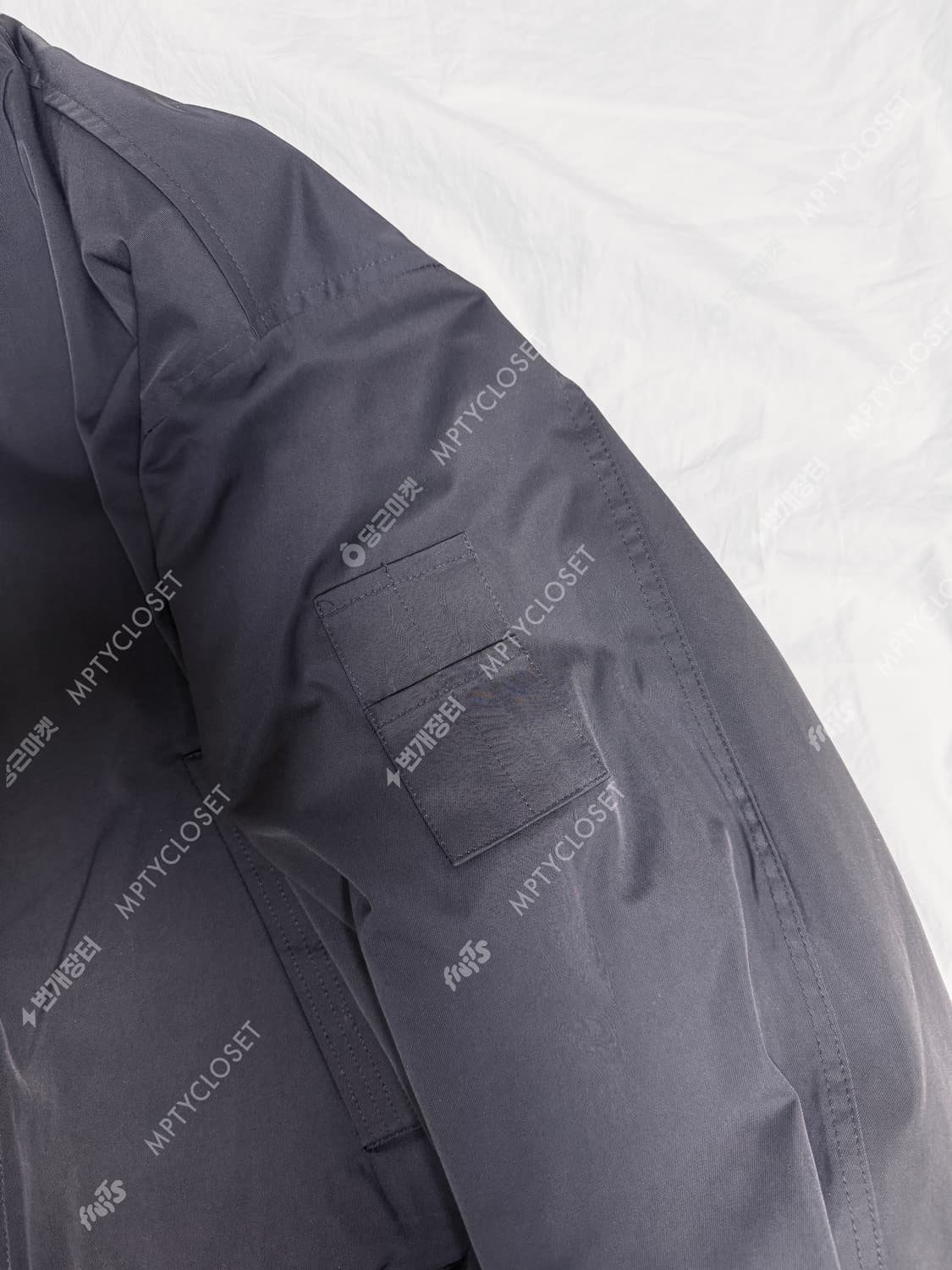 [XL] DNSR 크롭 플라이트 MA-1 자켓 점퍼 네이비 상품이미지7