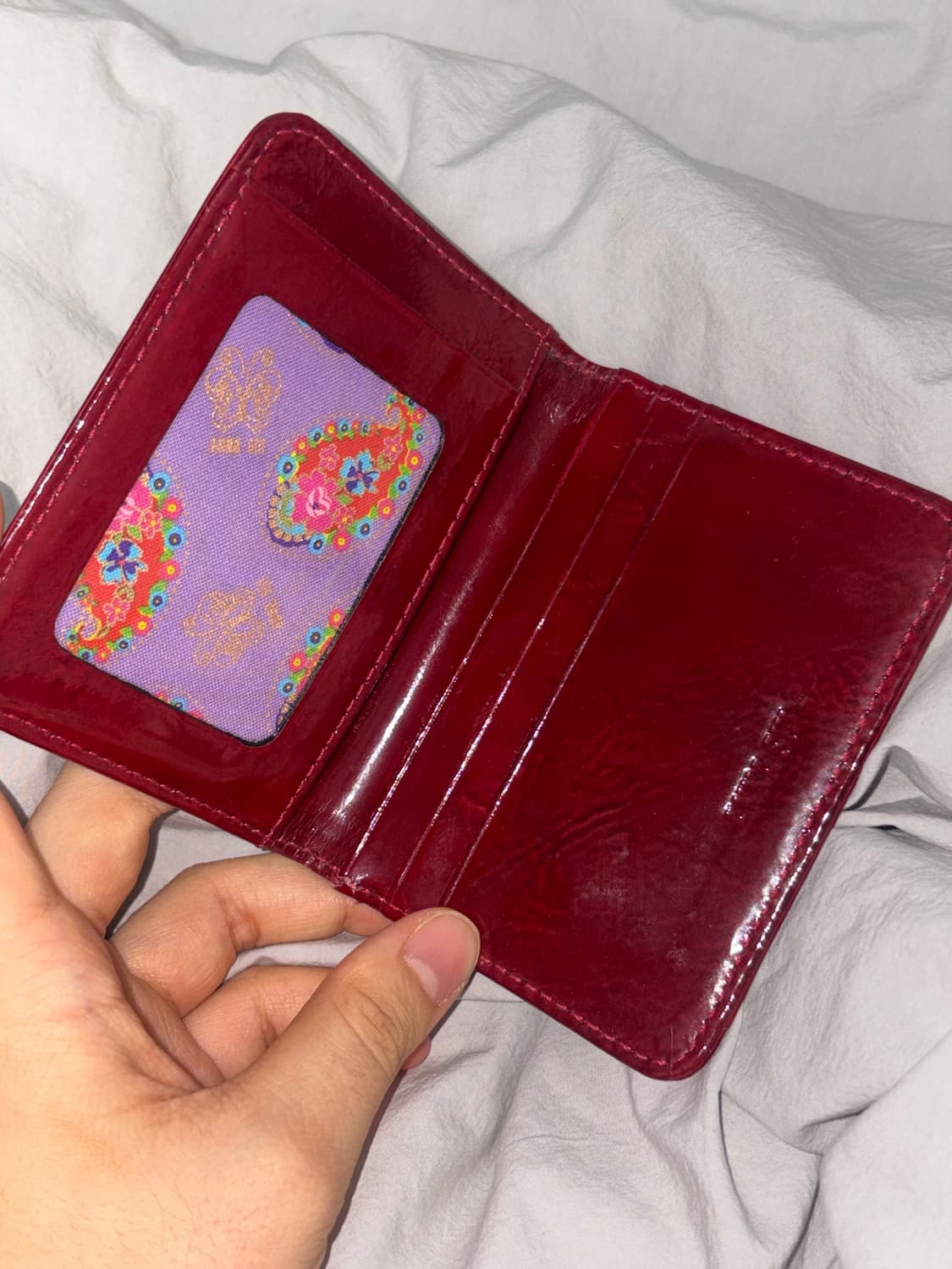 안나수이 빈티지 지갑 ~ 와인 나비 상품이미지3