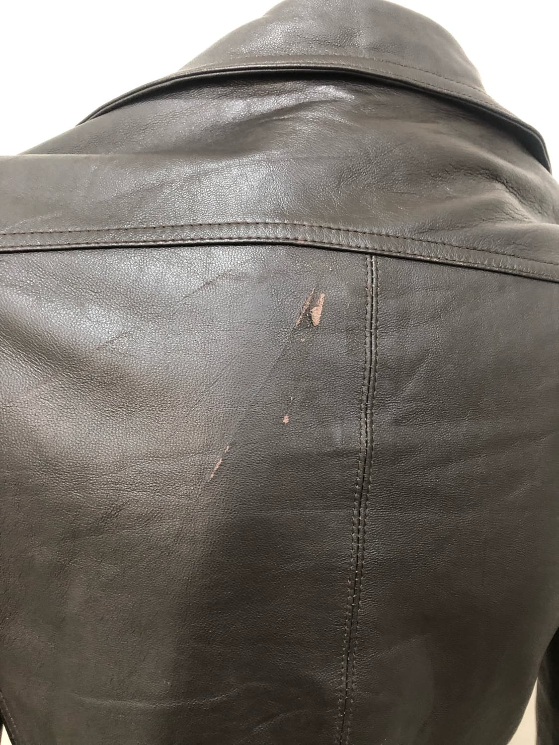 deep brown buckle detail lambskin jacket 상품이미지7