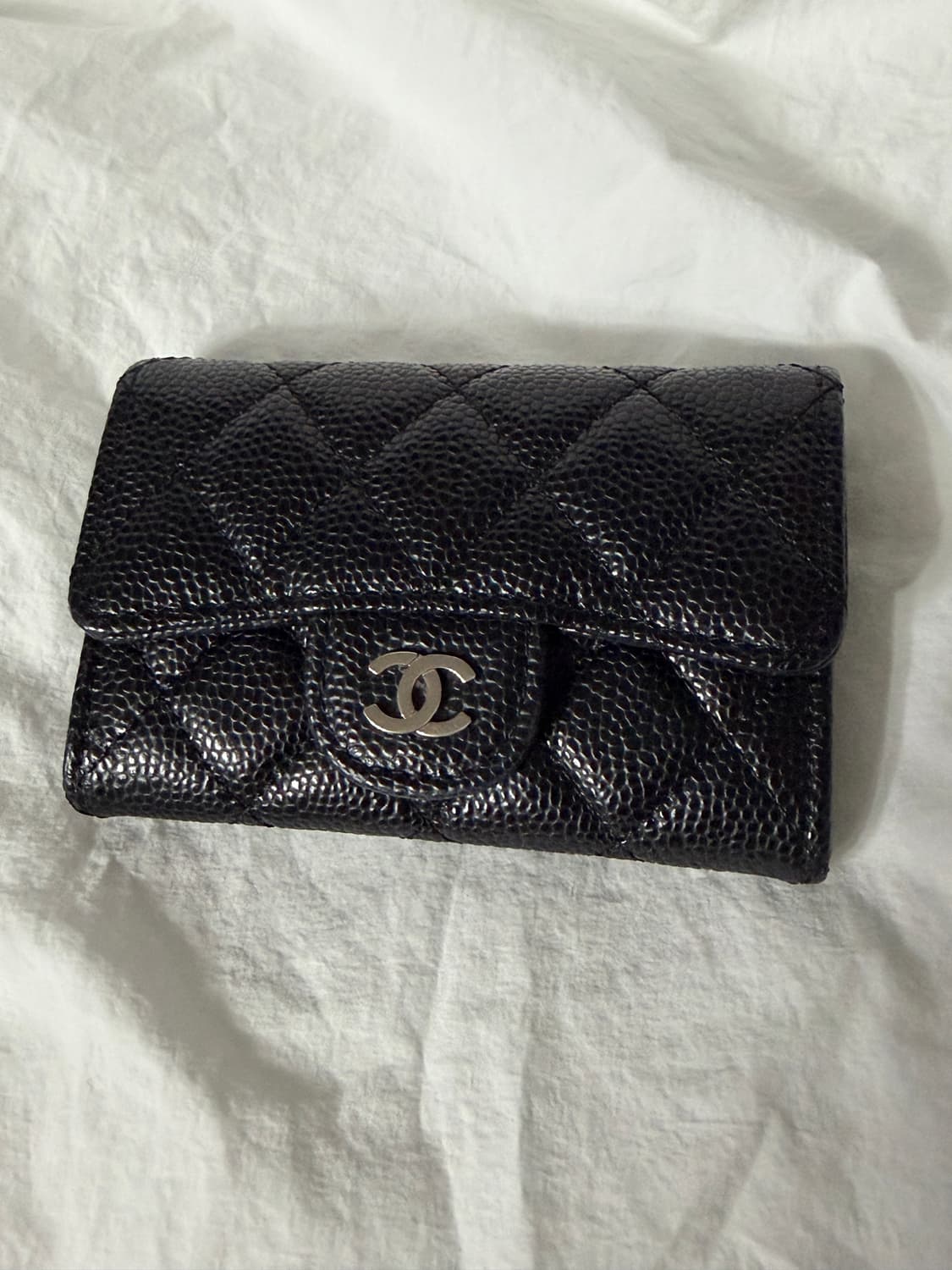 샤넬 캐비어 블랙 카드지갑 (레플) 상품이미지2