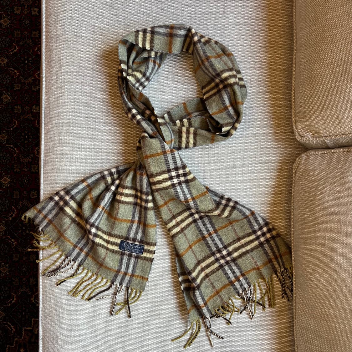 [정품] Burberrys 버버리 캐시미어 100% 노바체크 머플러 상품이미지1