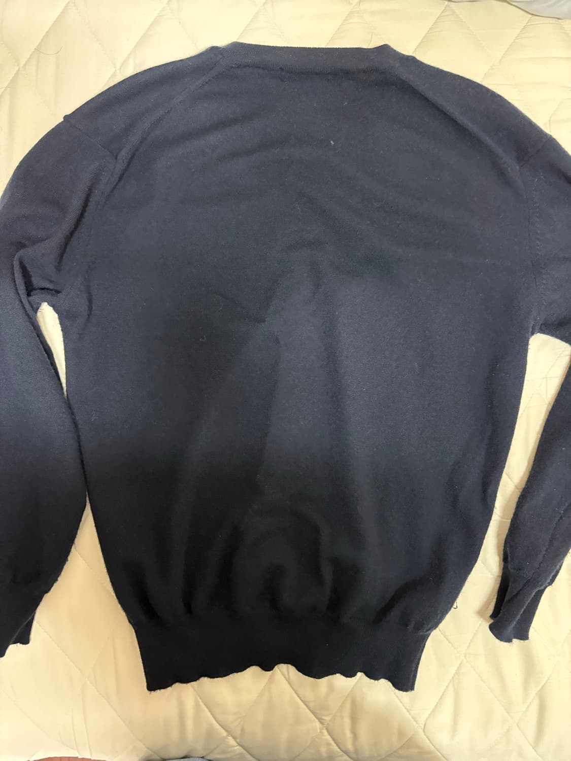 유니온블루 V넥 니트 다크네이비 상품이미지5