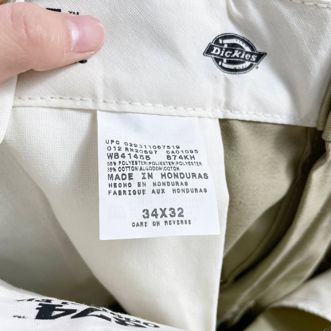 A2 디키즈 오리지널 874 워크팬츠 베이지 34-35사이즈 상품이미지6