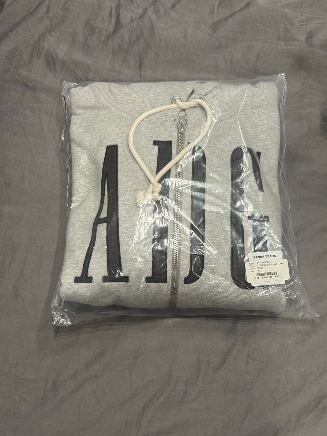 데님티어스 회색 adg후드 상품이미지3