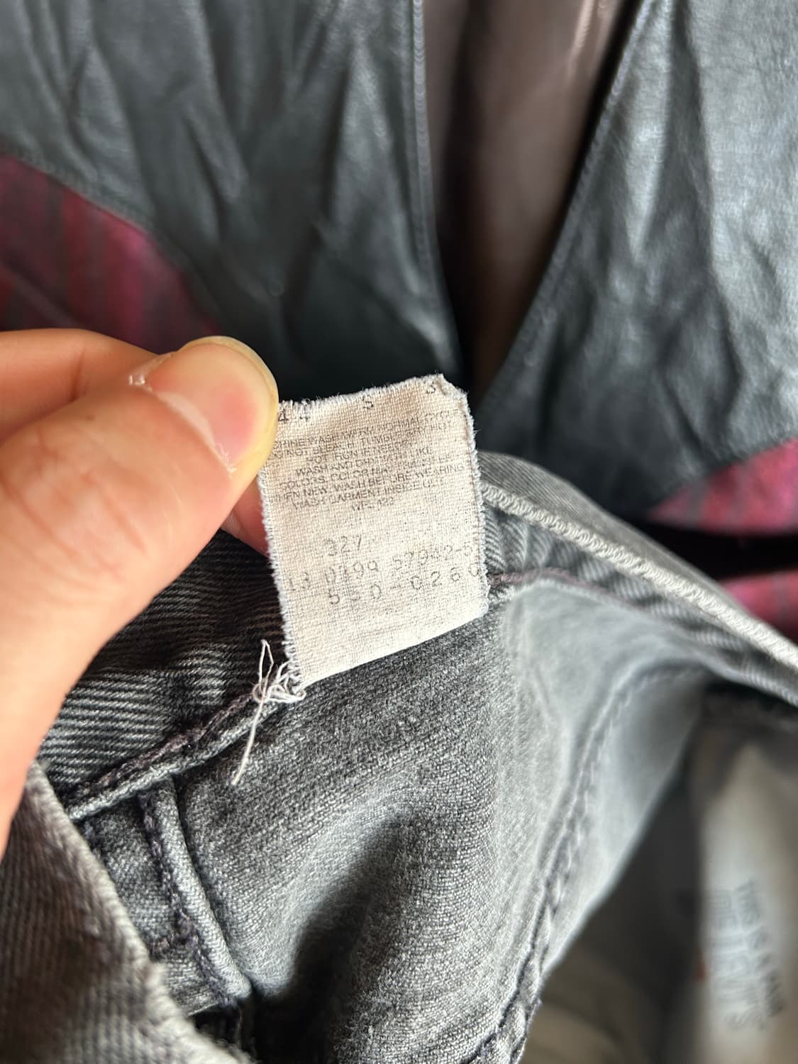 90’s USA 리바이스550 블랙진 34(32) 상품이미지7