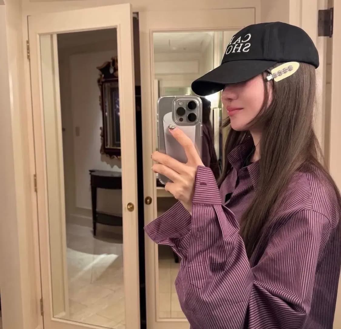 캐롤쇼페 보라색 셔츠 상품이미지1