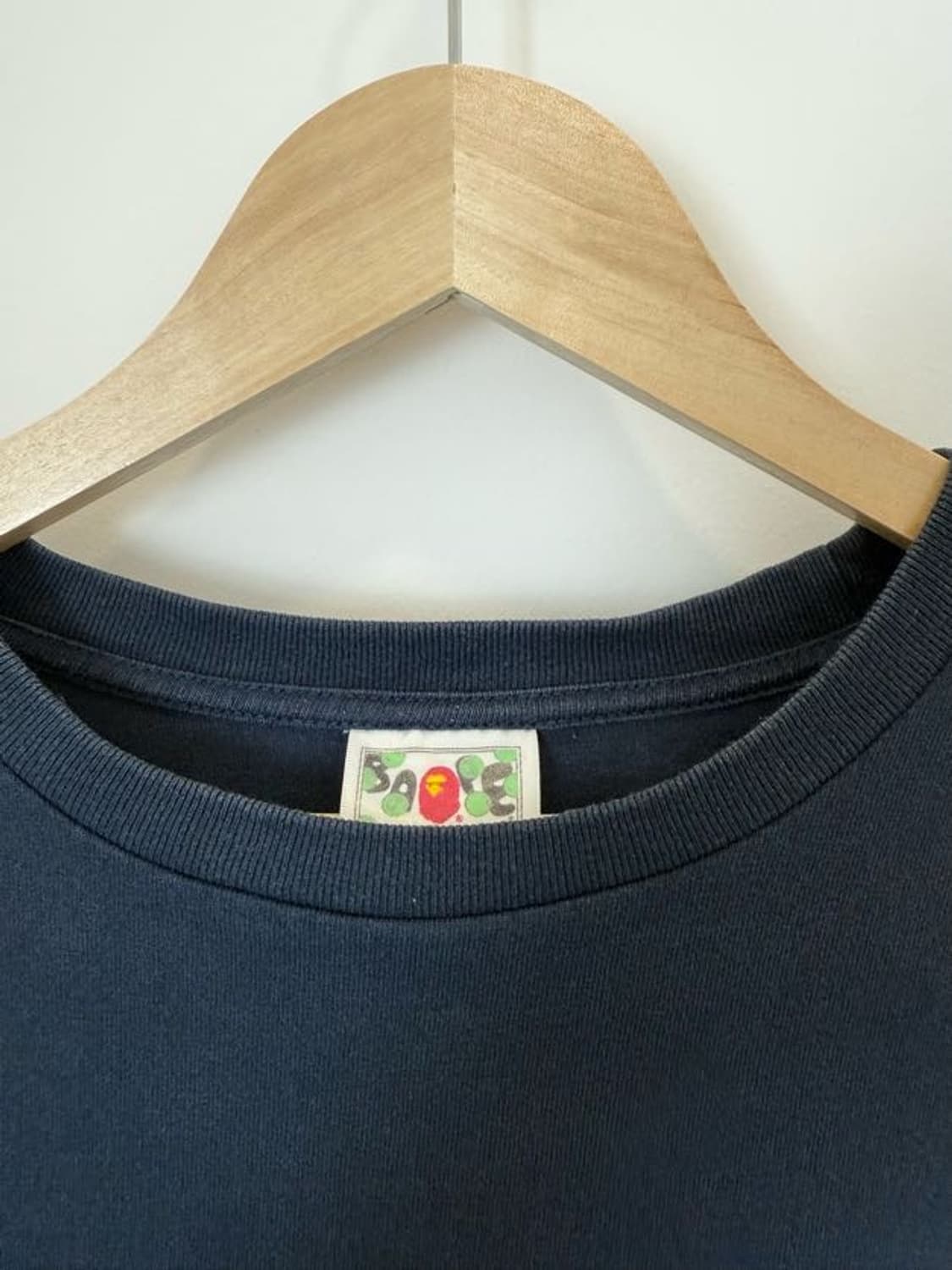 베이프 샤크 반팔 네이비 상품이미지2