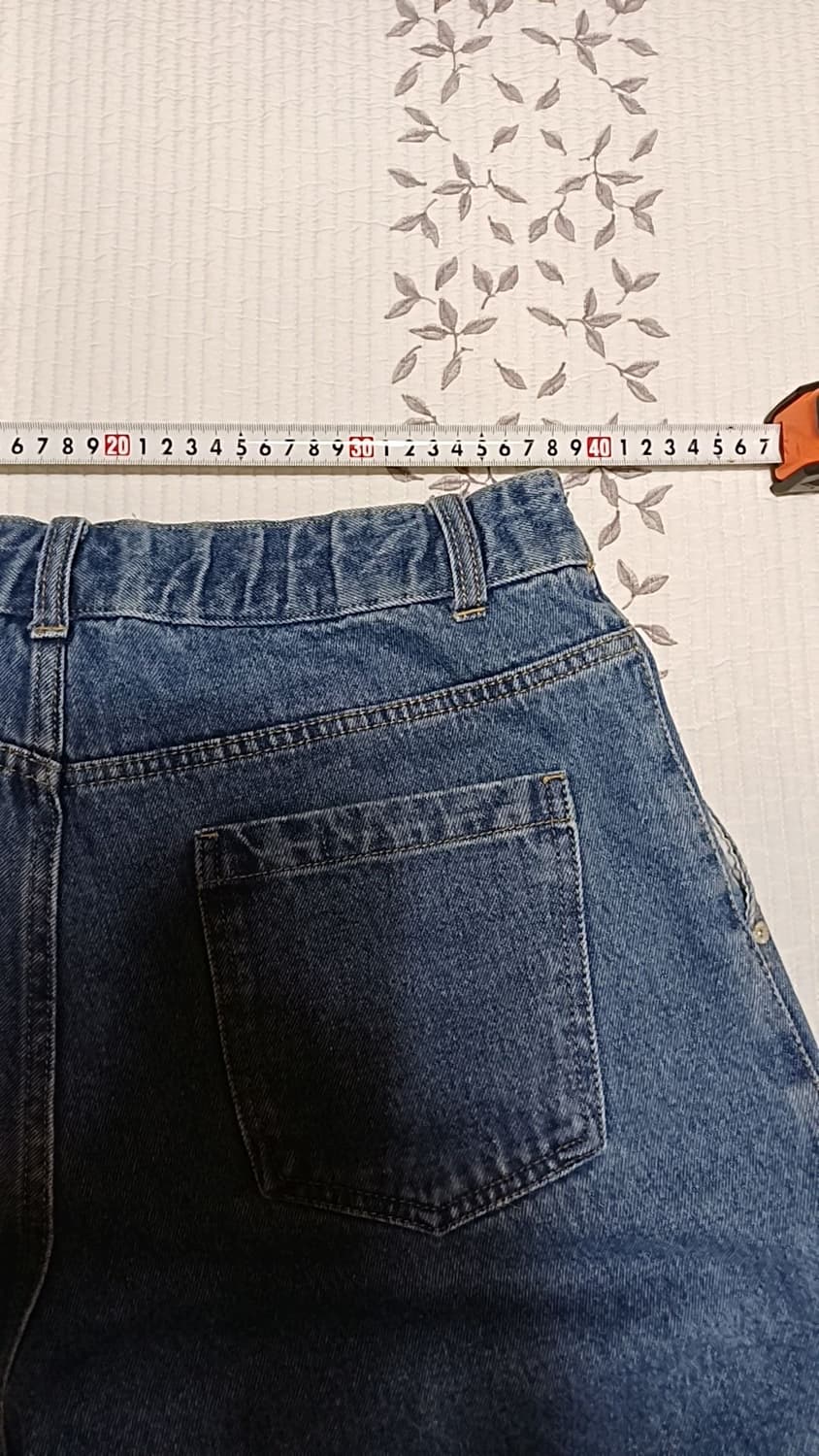 키뮤어 와이드 청반바지 M 31인치 기장56 상품이미지6