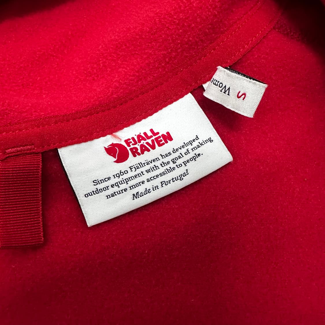 피엘라벤 여성 후드집업 자켓 레드 S 상품이미지4