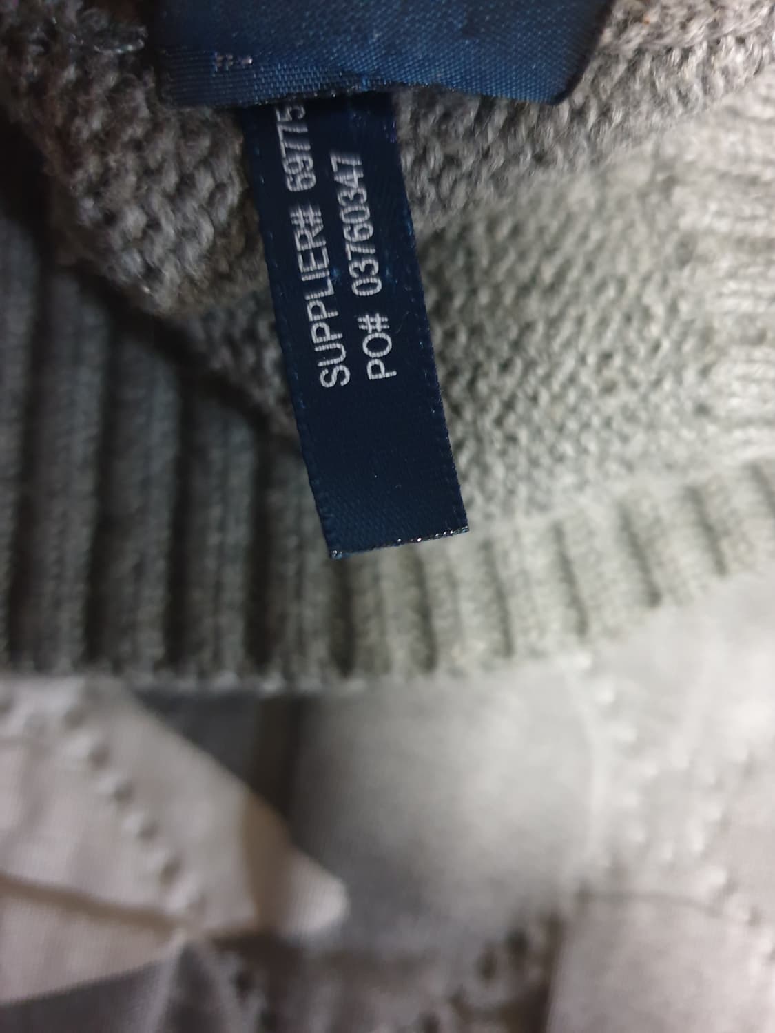 (해외판) 폴로랄프로렌 클래식 반집업 코튼 스웨터 그레이 (L) 상품이미지4