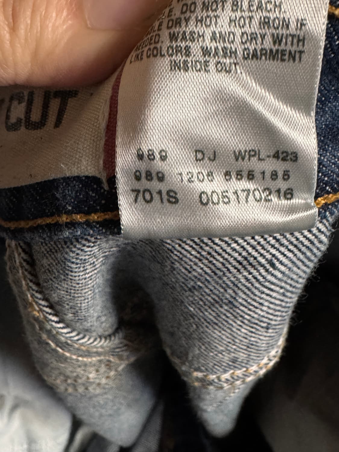 [36] 00‘s 리바이스 517 진청 데님 상품이미지4