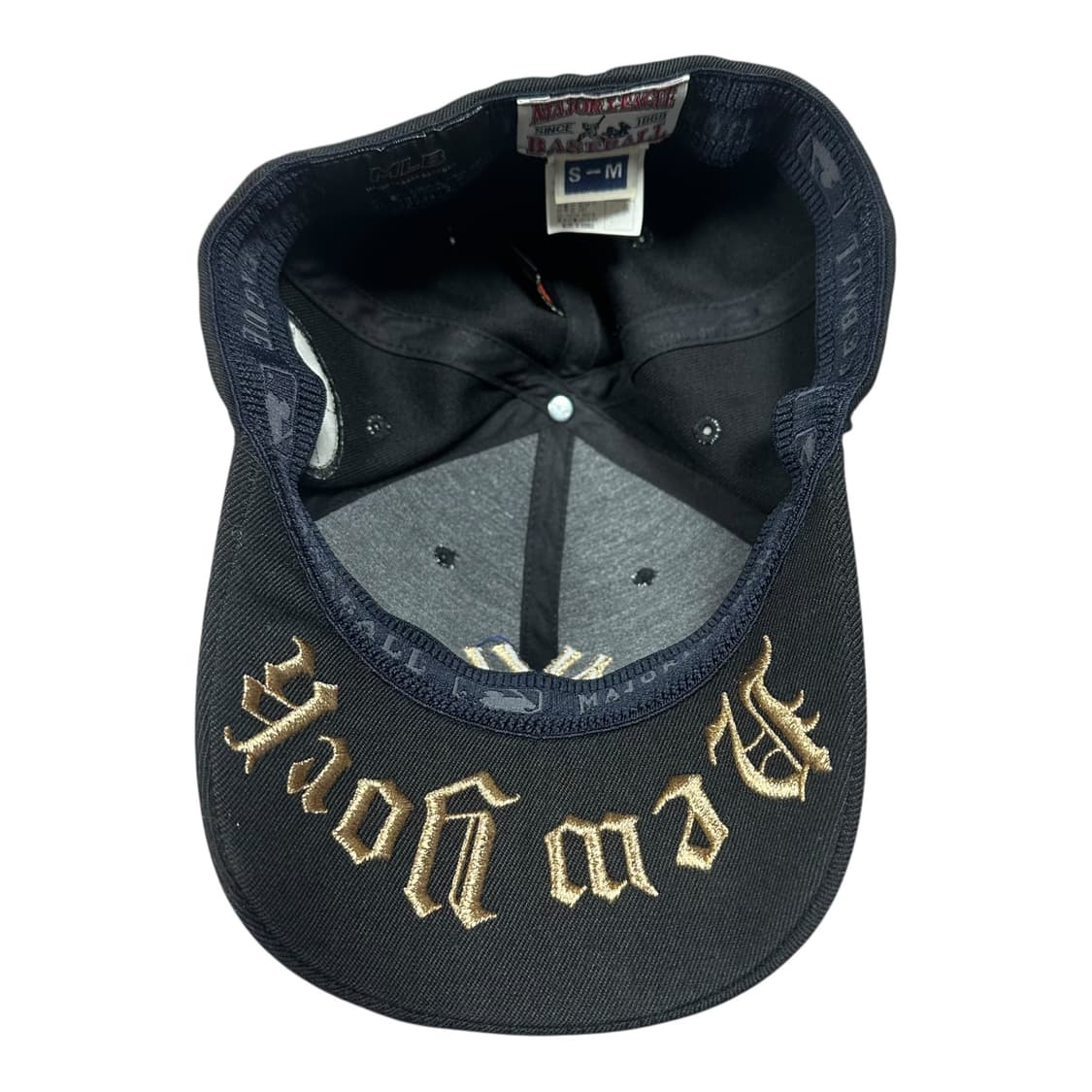 ✨ (바배) MLB 골드 블랙 볼캡 모자  상품이미지3