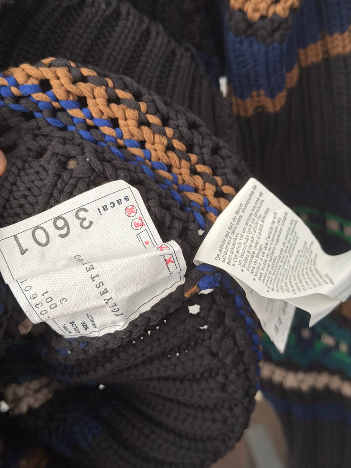 사카이 스트라이프 니트 3사이즈 상품이미지8