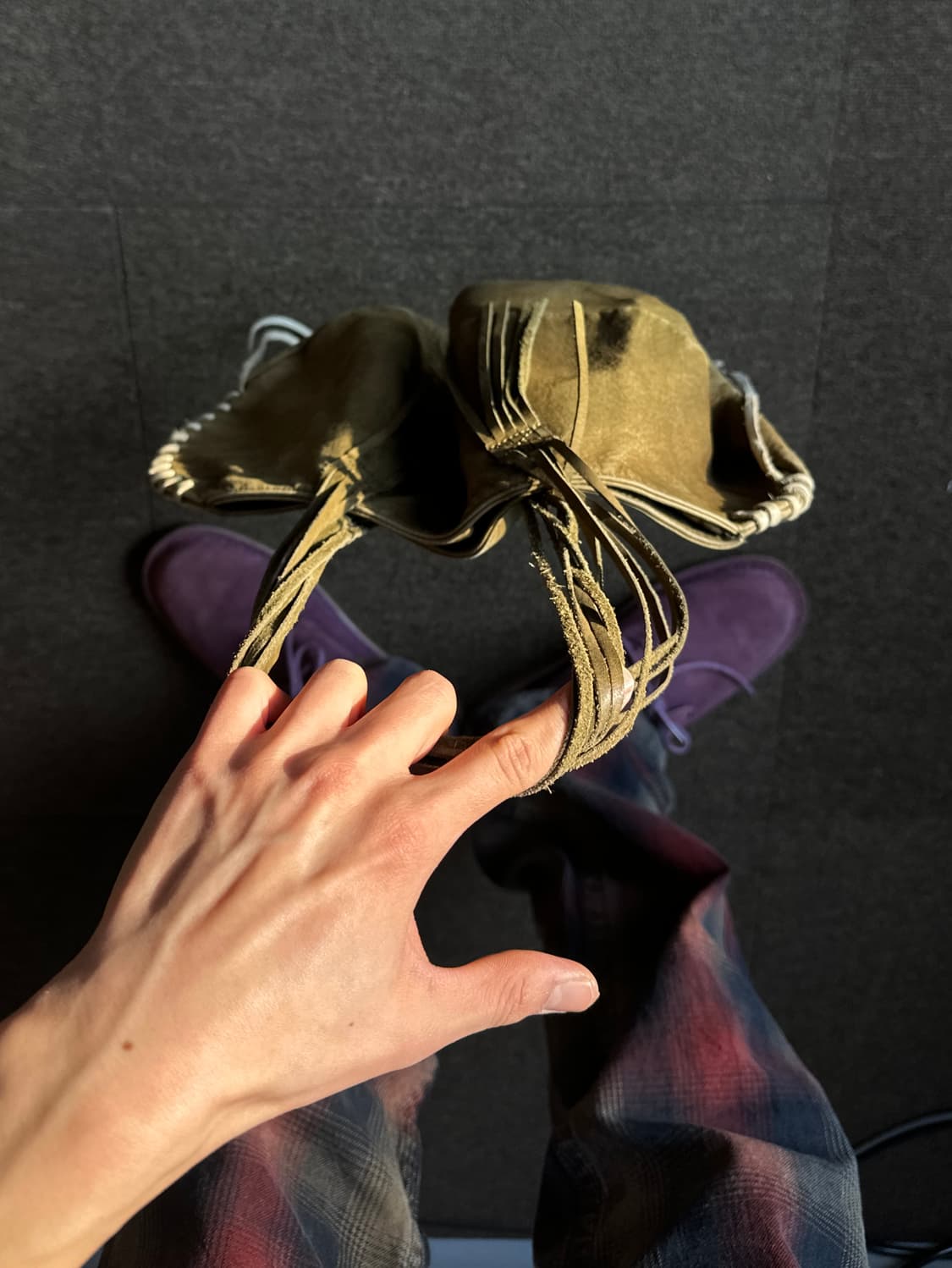 "비정형" 미니 레더 백 상품이미지1