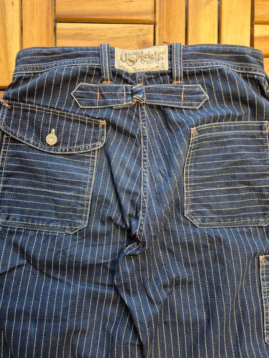 freewheelers 프리휠러스 롱쇼어맨 스트라이프 워크 팬츠 상품이미지7