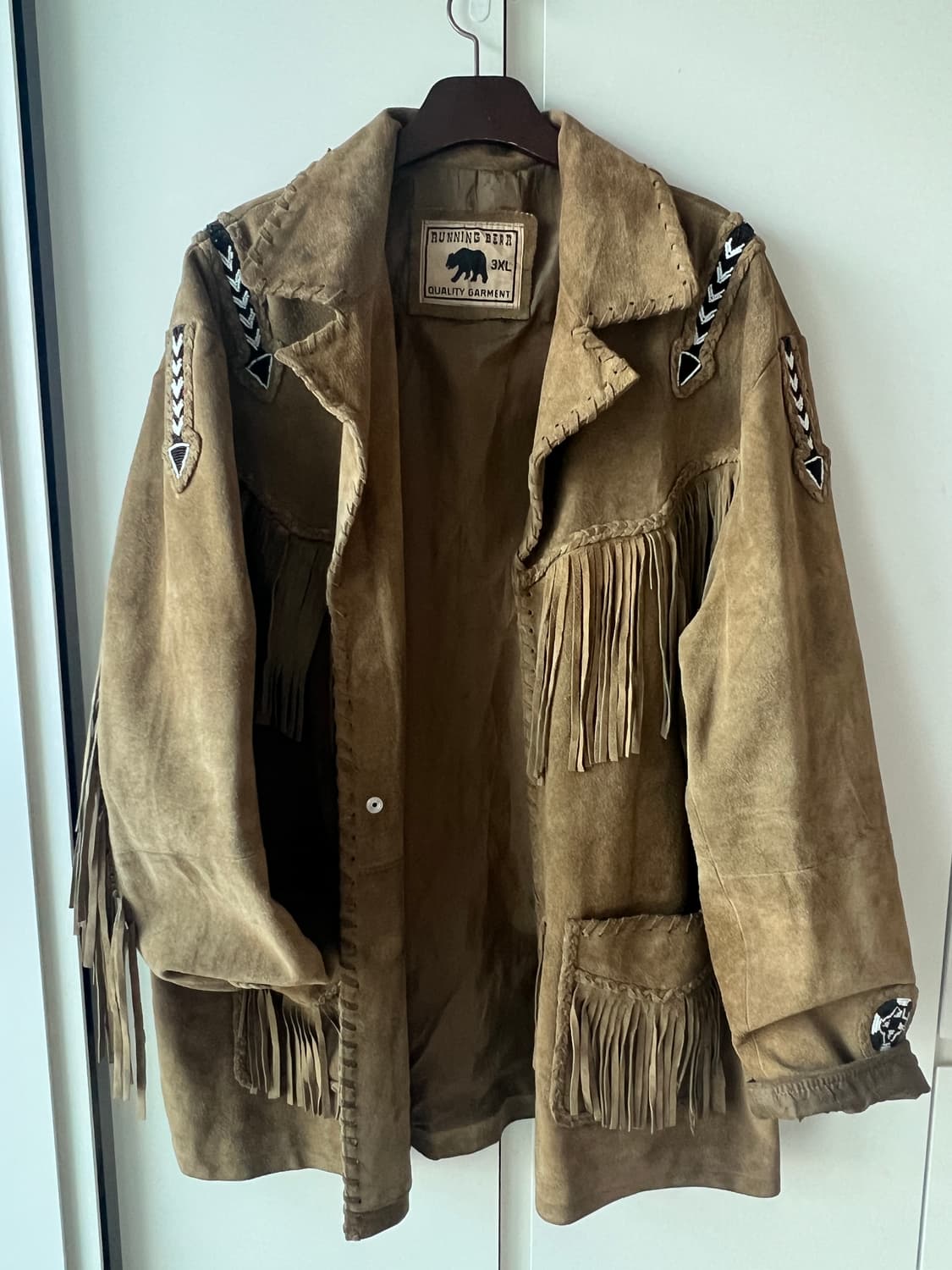 빈티지 웨스턴 프린지 스웨이드 자켓 상품이미지1