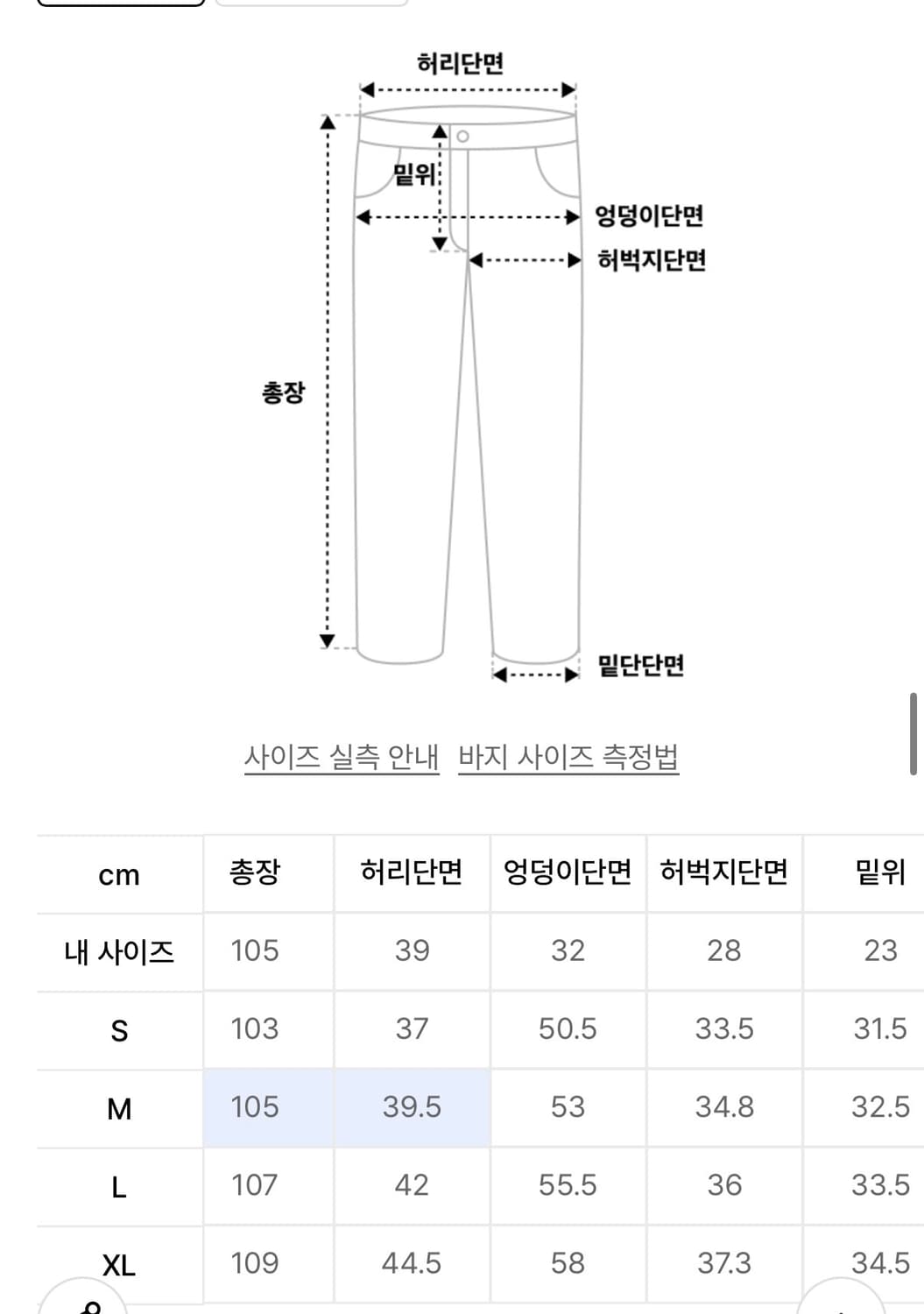 (새상품급) 디키즈 - 워시드 와이드 데님 팬츠 상품이미지10