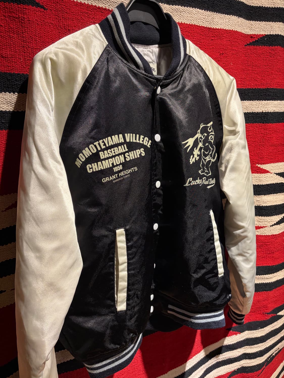 Ted company baseball jacket / 테드맨 사틴 자켓 상품이미지2