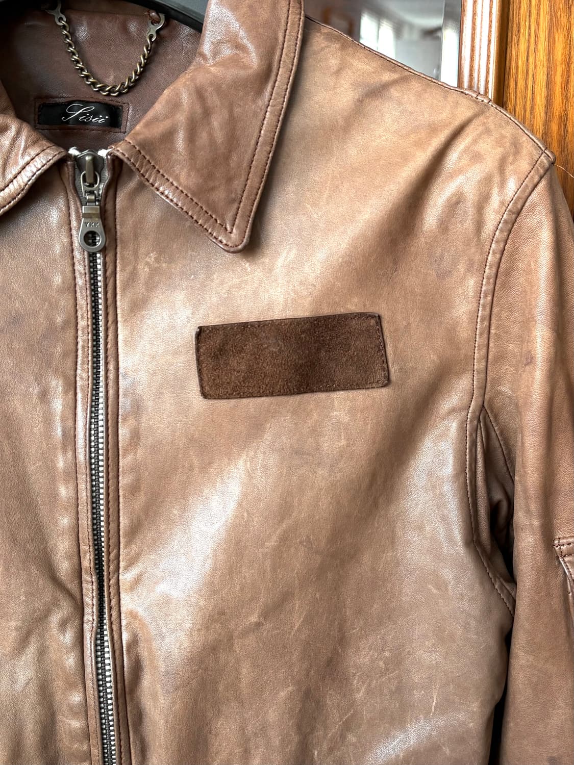 시시 빈티지 밀리터리 A-2 레더 플라이트 자켓 상품이미지3