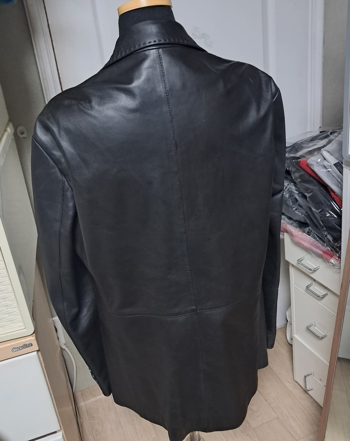 BFG 남성 양가죽 램스킨 자켓 100사이즈 딥브라운(상태최상) 상품이미지3